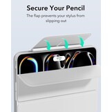 Hoes iPad Pro 13" (2024) Wit - Magnetisch, Drievoudige Standaard (76% Korting)