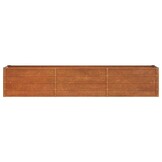vidaXL Plantenbak verhoogd 240x40x45 cm cortenstaal roestig