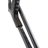 PEPE - Folding Stools for Adults (x2 Units, Open Cuff), Elbow Stools for Women, Pair Stools for Walking, Folding Stools Open Cuff, Aluminum Walking Stools for Men, Black - Maat 2 stuks