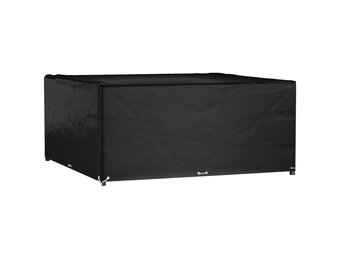 vidaXL Tuinmeubelhoezen met 16 oogjes vierkant 250x250x90 cm