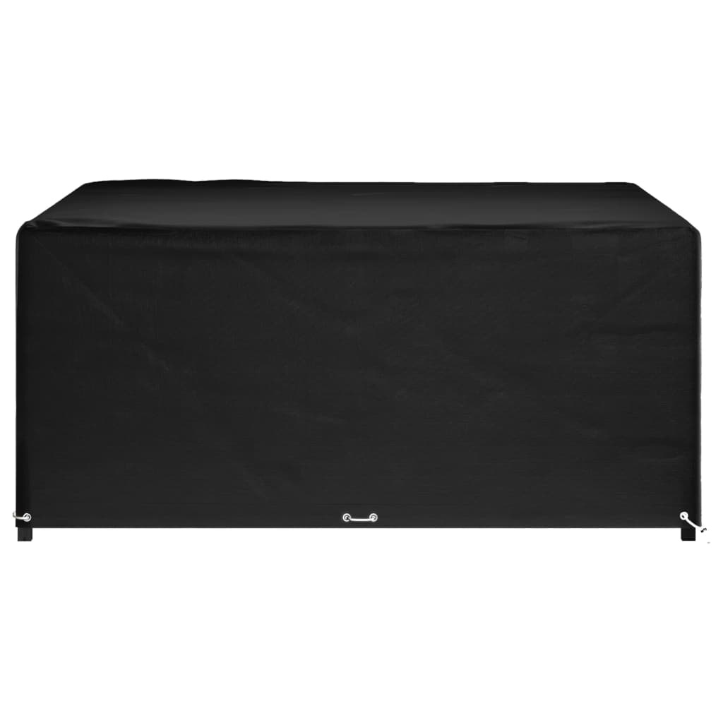 vidaXL Tuinmeubelhoezen met 16 oogjes vierkant 250x250x90 cm