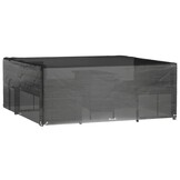 vidaXL Tuinmeubelhoezen met 16 oogjes vierkant 250x250x90 cm