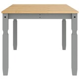 vidaXL Eettafel Corona 180x90x75 cm massief grenenhout grijs