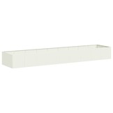 vidaXL Plantenbak 360x80x40 cm staal wit