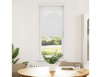 vidaXL Plissé rolgordijn 50x150 cm stofbreedte 49,4 cm polyester wit