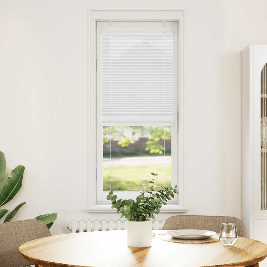 vidaXL Plissé rolgordijn 50x150 cm stofbreedte 49,4 cm polyester wit
