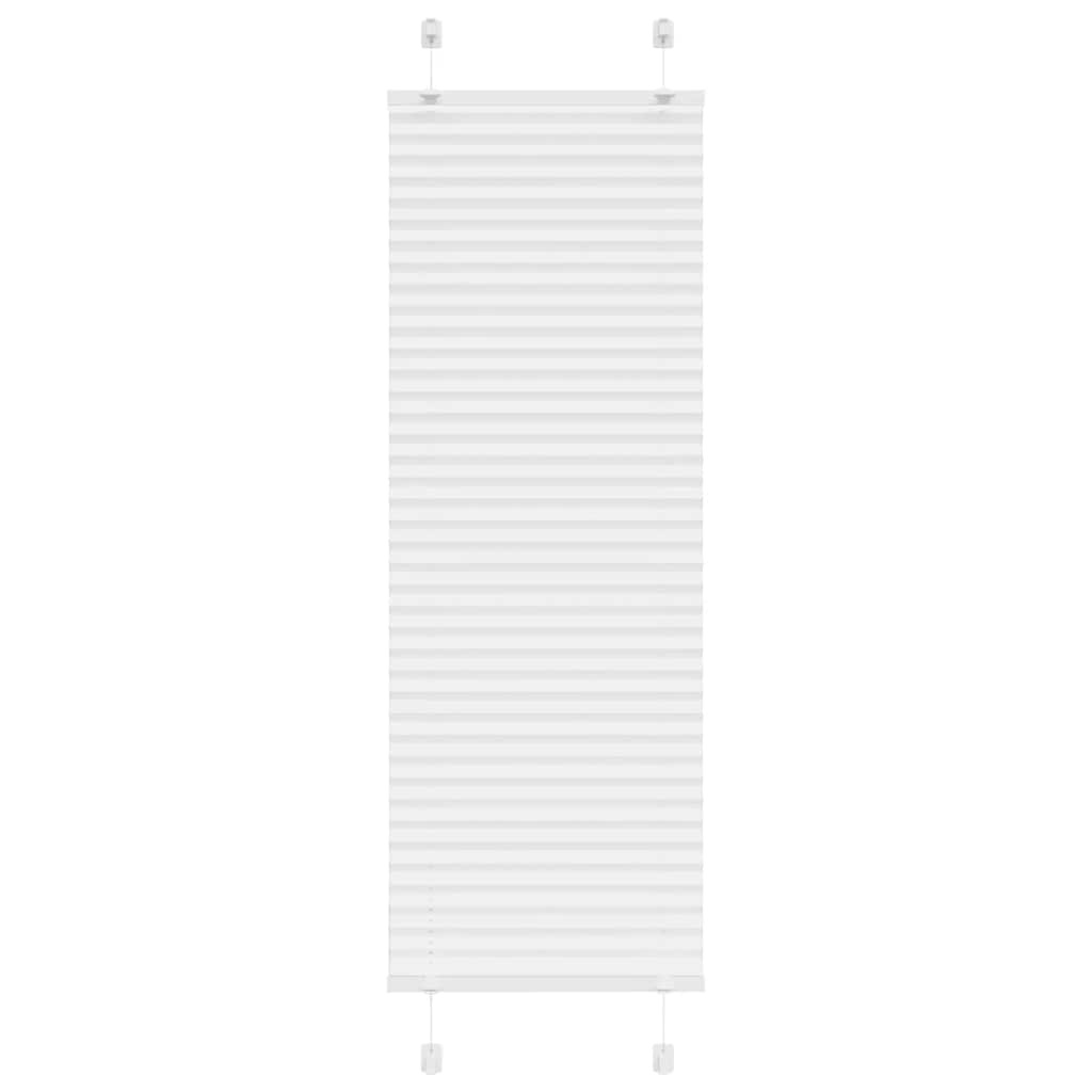 vidaXL Plissé rolgordijn 50x150 cm stofbreedte 49,4 cm polyester wit