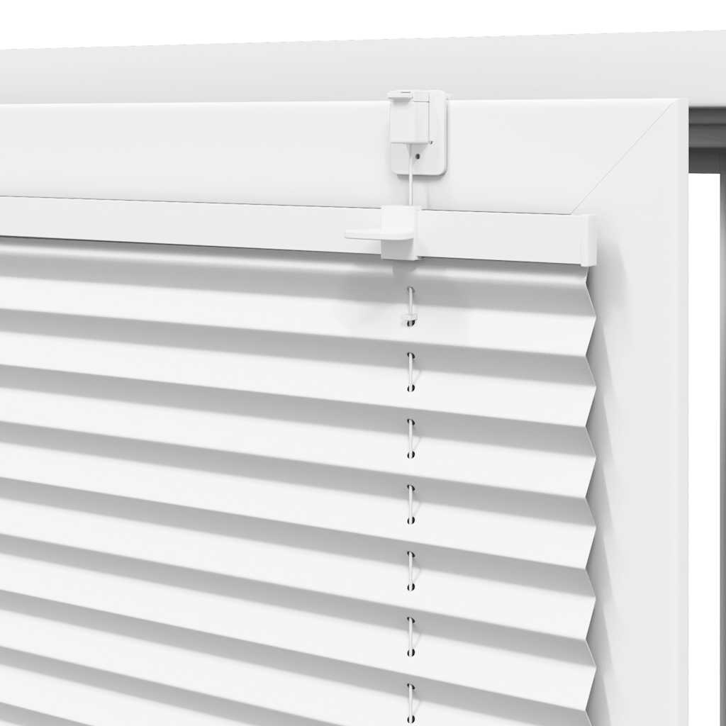 vidaXL Plissé rolgordijn 50x150 cm stofbreedte 49,4 cm polyester wit