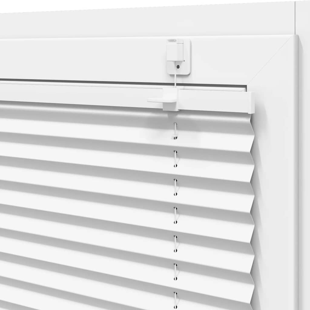vidaXL Plissé rolgordijn 50x150 cm stofbreedte 49,4 cm polyester wit