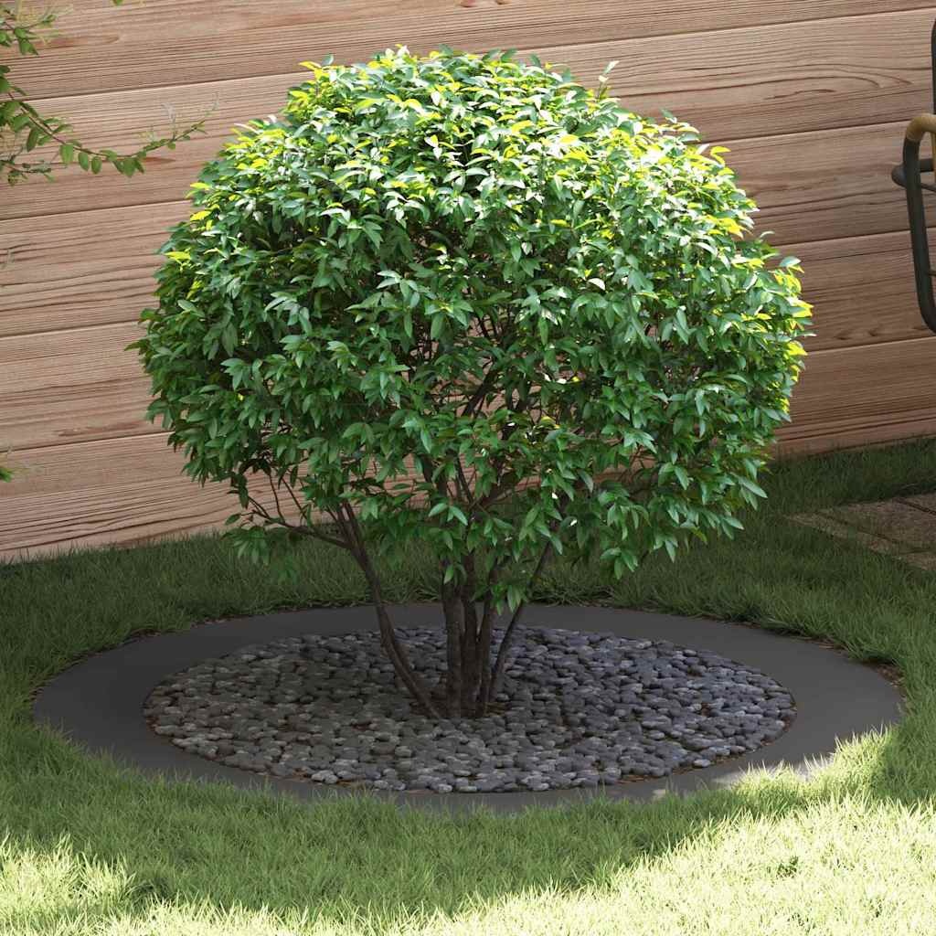 5x Zwarte Stalen Boomringen Ø90/120 cm - 35% Korting