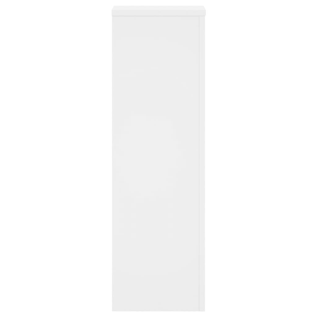 VidaXL Plantenstandaards Hout Wit 2 stuks 25x25x80 cm - 34% Korting