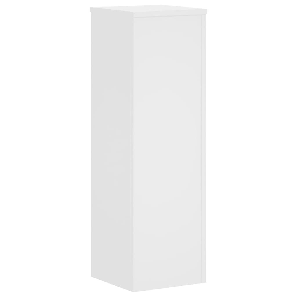VidaXL Plantenstandaards Hout Wit 2 stuks 25x25x80 cm - 34% Korting