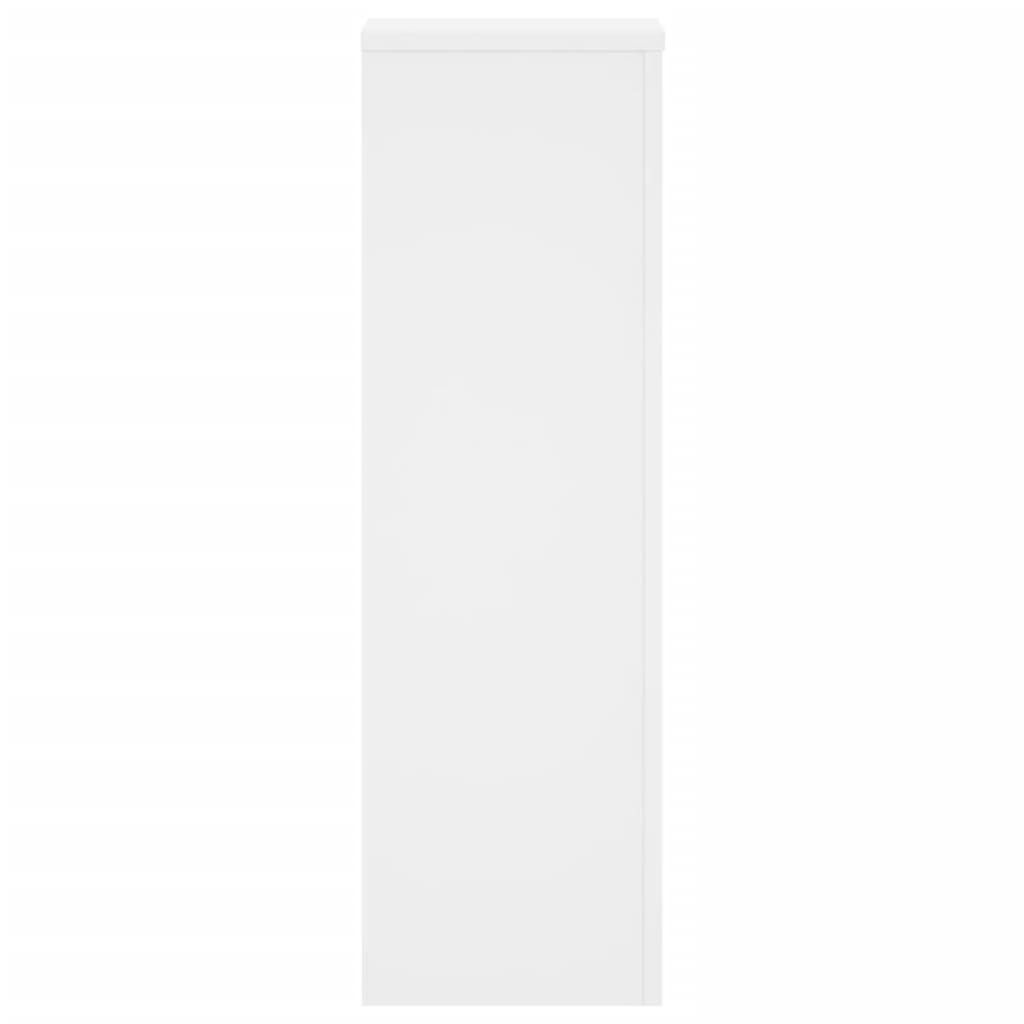 VidaXL Plantenstandaards Hout Wit 2 stuks 25x25x80 cm - 34% Korting