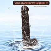 XXL Dildo Zwart 27 cm met Spritzfunctie & Hoden (27% Korting)