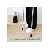 Zwarte Elleboogkrukken Lichtgewicht Aluminium (Set van 2) Ergonomisch Antislip