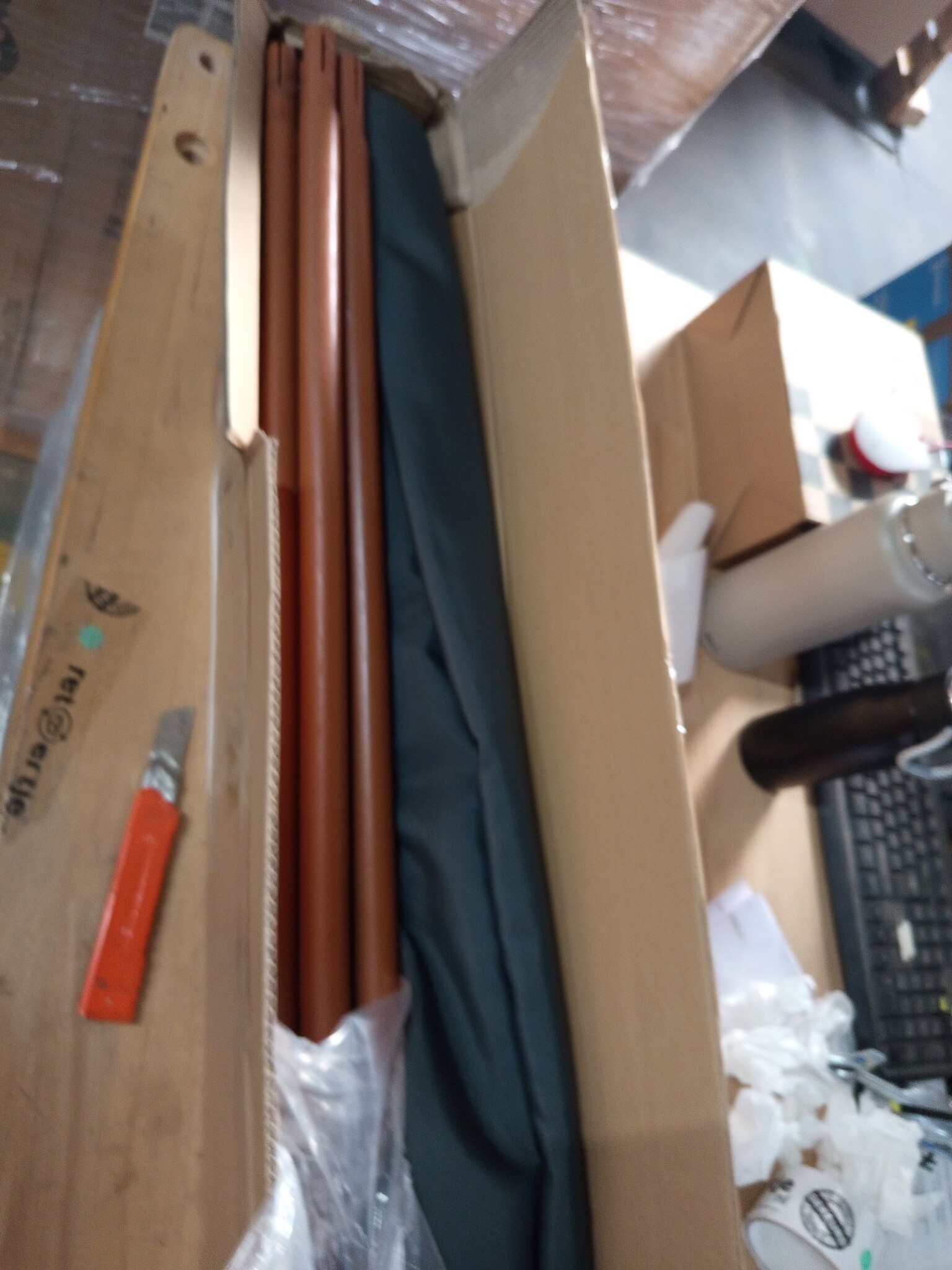 VidaXL Windscherm 3-Delig 400x160cm Stof Antraciet - 54% Korting