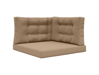 VidaXL Buiten Bankkussen Polyester Taupe 80x80cm - 34% Korting