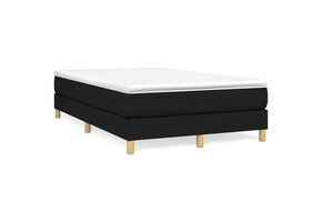 vidaXL Bedframe Zwart 120x200 cm Stof - 54% Korting