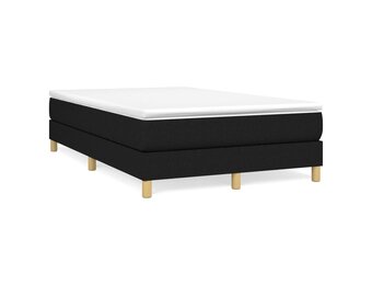 vidaXL Bedframe Zwart 120x200 cm Stof - 54% Korting