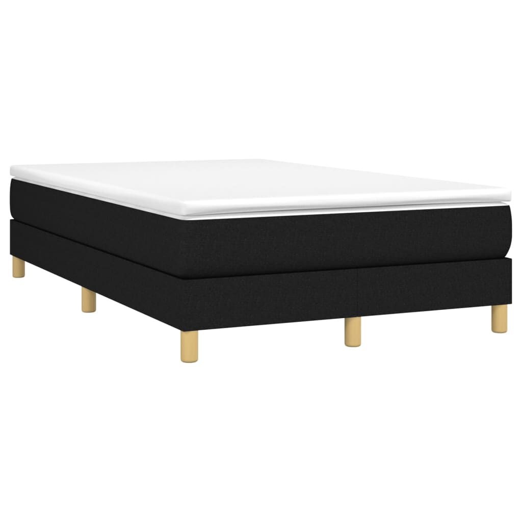 vidaXL Bedframe Zwart 120x200 cm Stof - 54% Korting