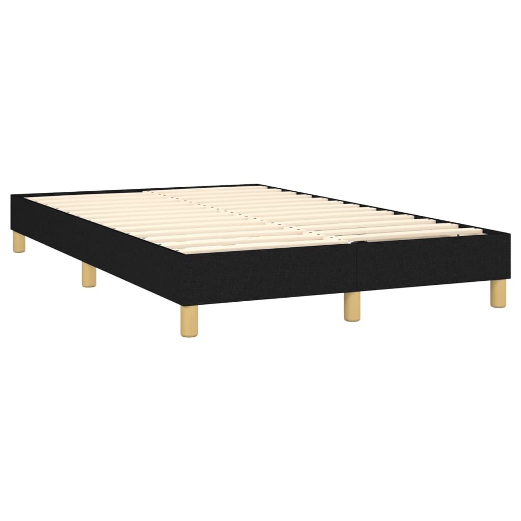 vidaXL Bedframe Zwart 120x200 cm Stof - 54% Korting