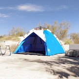 VidaXL Strandtent 3-persoons Azuurblauw - 33% Korting