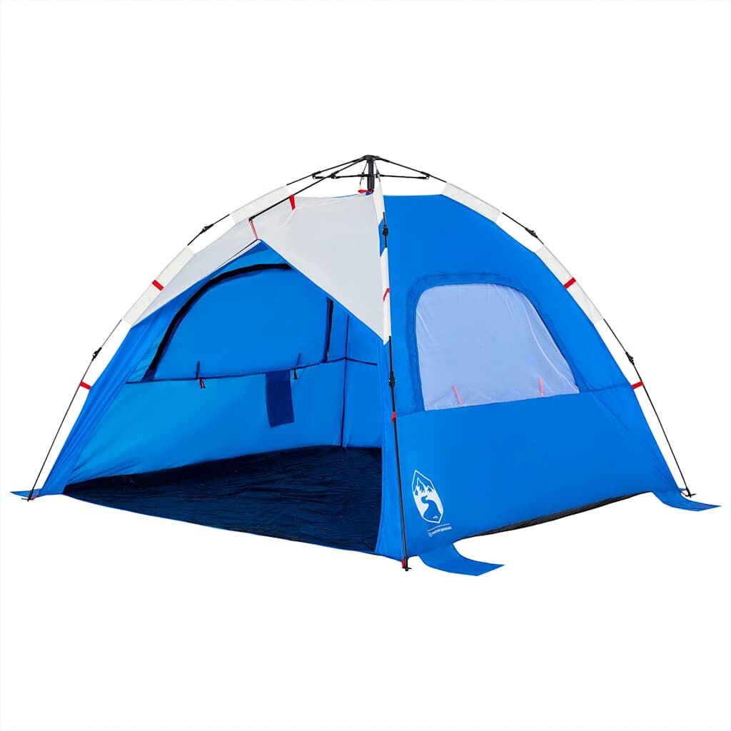 VidaXL Strandtent 3-persoons Azuurblauw - 33% Korting