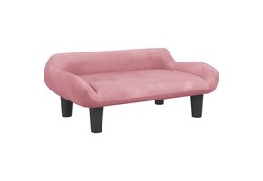 Kinderbank Fluweel Roze 70x40x24 cm - 51% Korting!