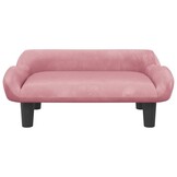 Kinderbank Fluweel Roze - 34% Korting!
