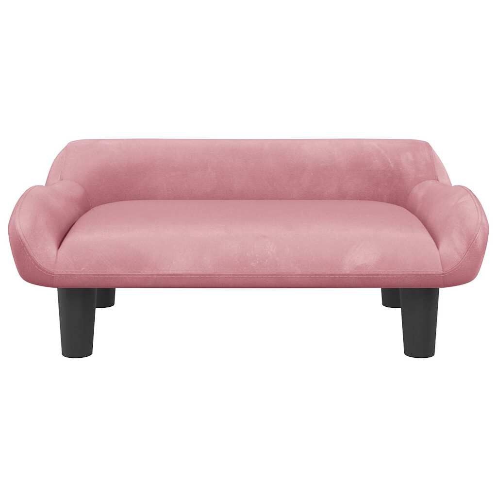 Kinderbank Fluweel Roze - 34% Korting!