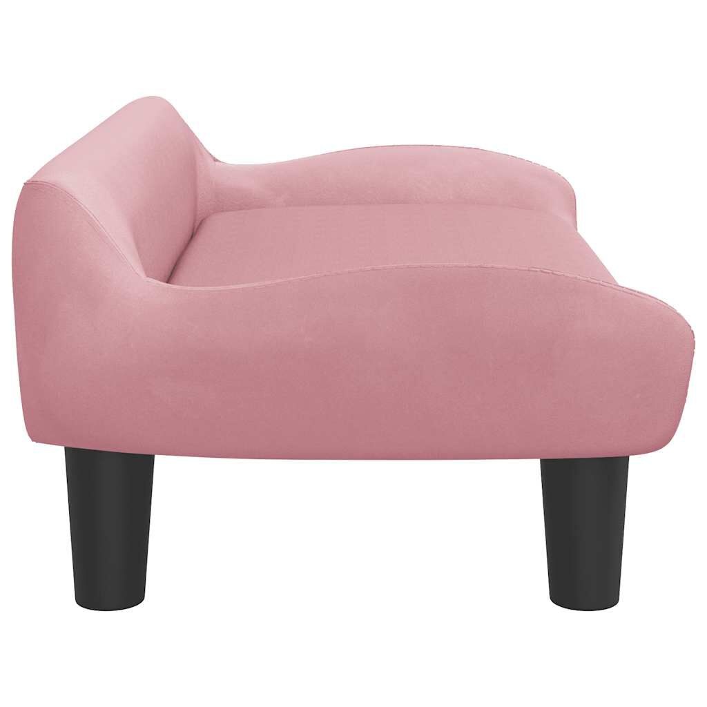 Kinderbank Fluweel Roze - 34% Korting!