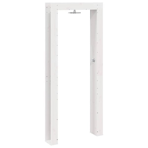 Buitendouche 226 cm Grenenhout & RVS - Wit (54% korting)