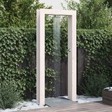 Buitendouche 226 cm Grenenhout & RVS - Wit (54% korting)