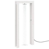 Buitendouche 226 cm Grenenhout & RVS - Wit (54% korting)