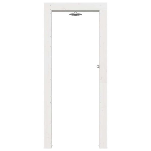 Buitendouche 226 cm Grenenhout & RVS - Wit (54% korting)