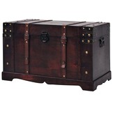 VidaXL Schatkist Hout Vintage Stijl 66x38x40 cm - 34% Korting