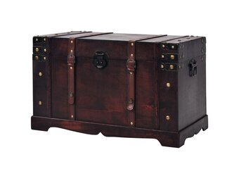 VidaXL Schatkist Hout Vintage Stijl 66x38x40 cm - 34% Korting