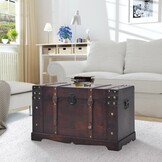 VidaXL Schatkist Hout Vintage Stijl 66x38x40 cm - 34% Korting