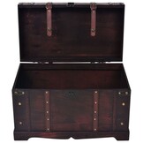 VidaXL Schatkist Hout Vintage Stijl 66x38x40 cm - 34% Korting