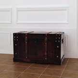 VidaXL Schatkist Hout Vintage Stijl 66x38x40 cm - 34% Korting