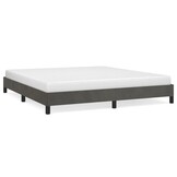 Donkergrijs Bedframe Fluweel 180x200 cm - 54% Korting