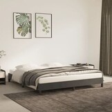 Donkergrijs Bedframe Fluweel 180x200 cm - 54% Korting