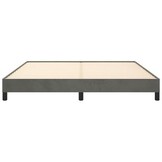 Donkergrijs Bedframe Fluweel 180x200 cm - 54% Korting