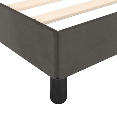 Donkergrijs Bedframe Fluweel 180x200 cm - 54% Korting