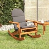 Schommelstoel Adirondack met Kussens - Acaciahout - 35% Korting