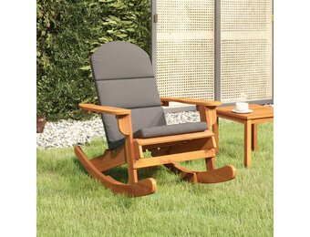 Schommelstoel Adirondack met Kussens - Acaciahout - 35% Korting