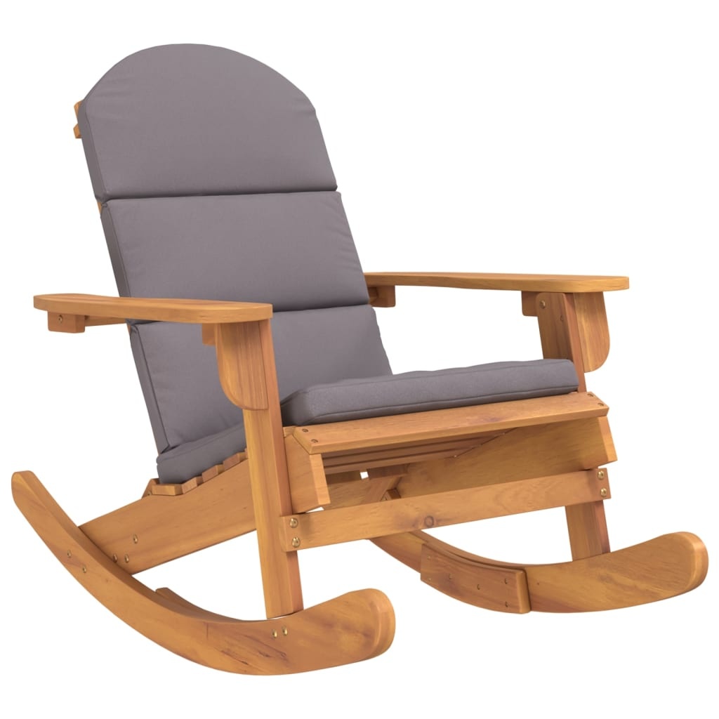 Schommelstoel Adirondack met Kussens - Acaciahout - 35% Korting