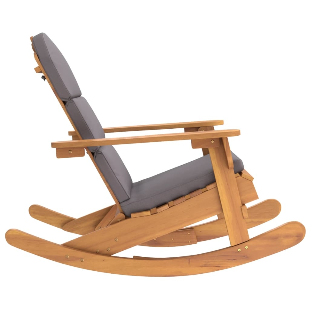 Schommelstoel Adirondack met Kussens - Acaciahout - 35% Korting