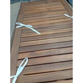 Massief Houten Tuintafel 110x55x67 cm Acaciahout - 63% Korting!