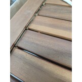 Massief Houten Tuintafel 110x55x67 cm Acaciahout - 63% Korting!